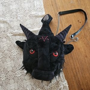 KILLSTAR KREEPTURES BAPHOMET HEAD BAG